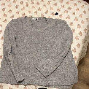Madewell Gray Crew Neck Sweater
